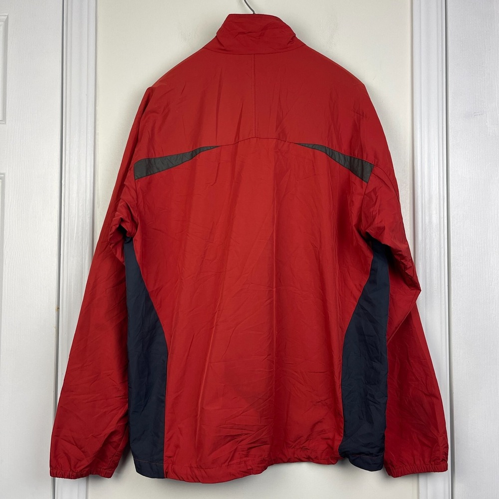 VTG Patagonia Integral Windbreaker Jacket Mens L Vented Mock Neck Red Zip *Read - Picture 3 of 11